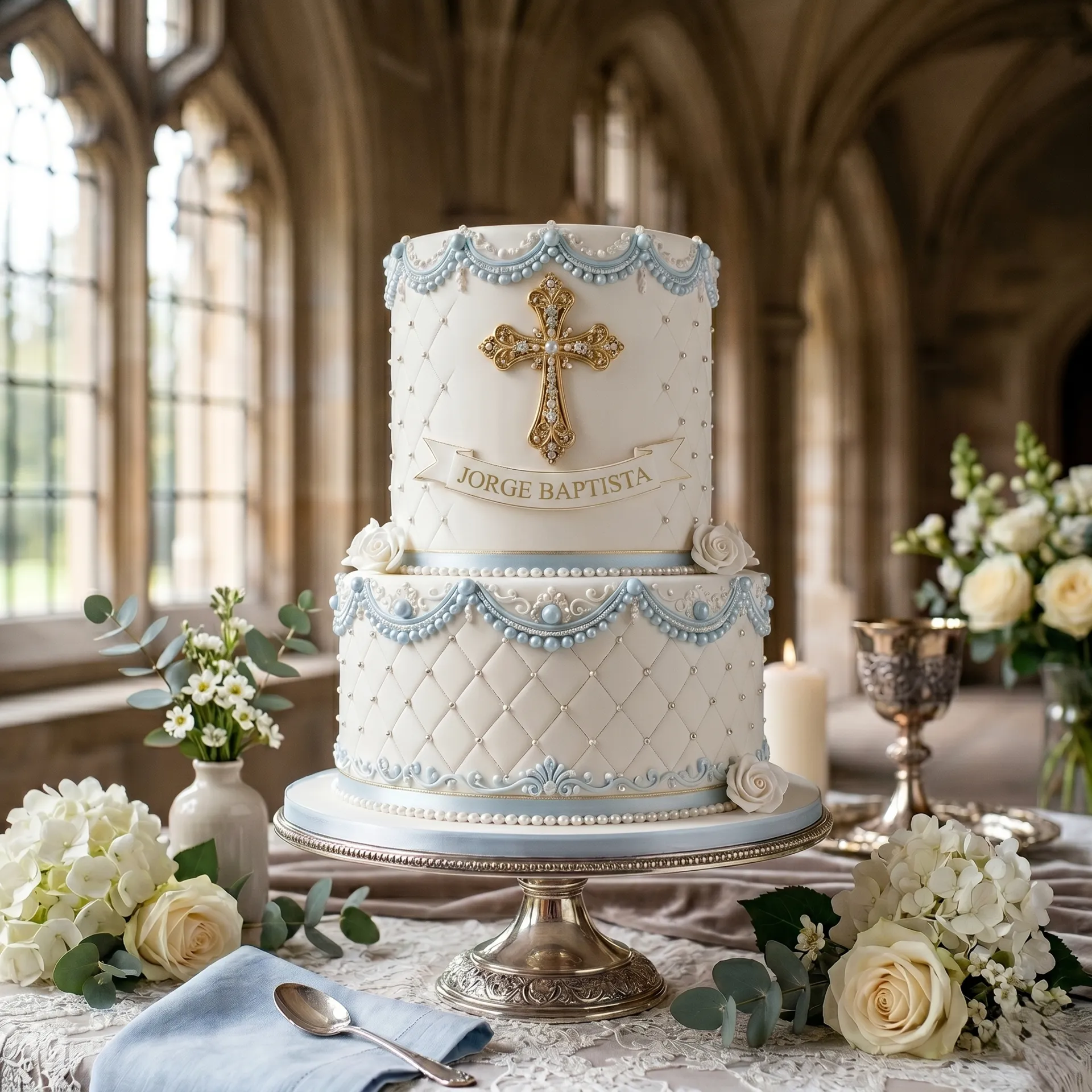 Gâteau de baptême de prestígio no Luxemburgo