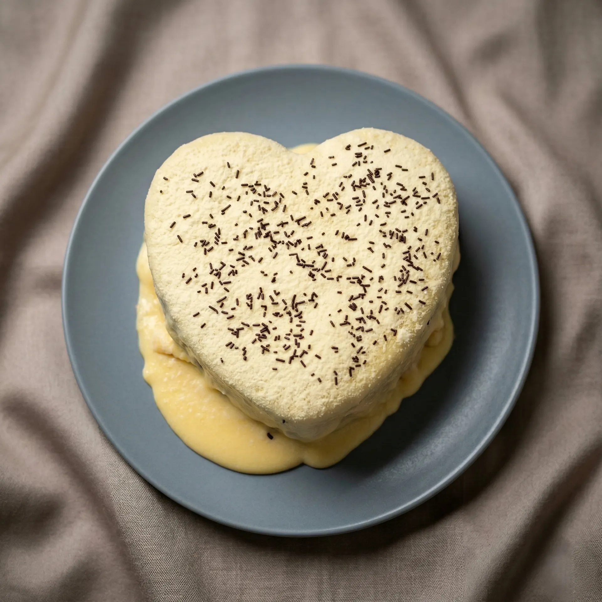Bolo especial em forma de coração no Luxemburgo