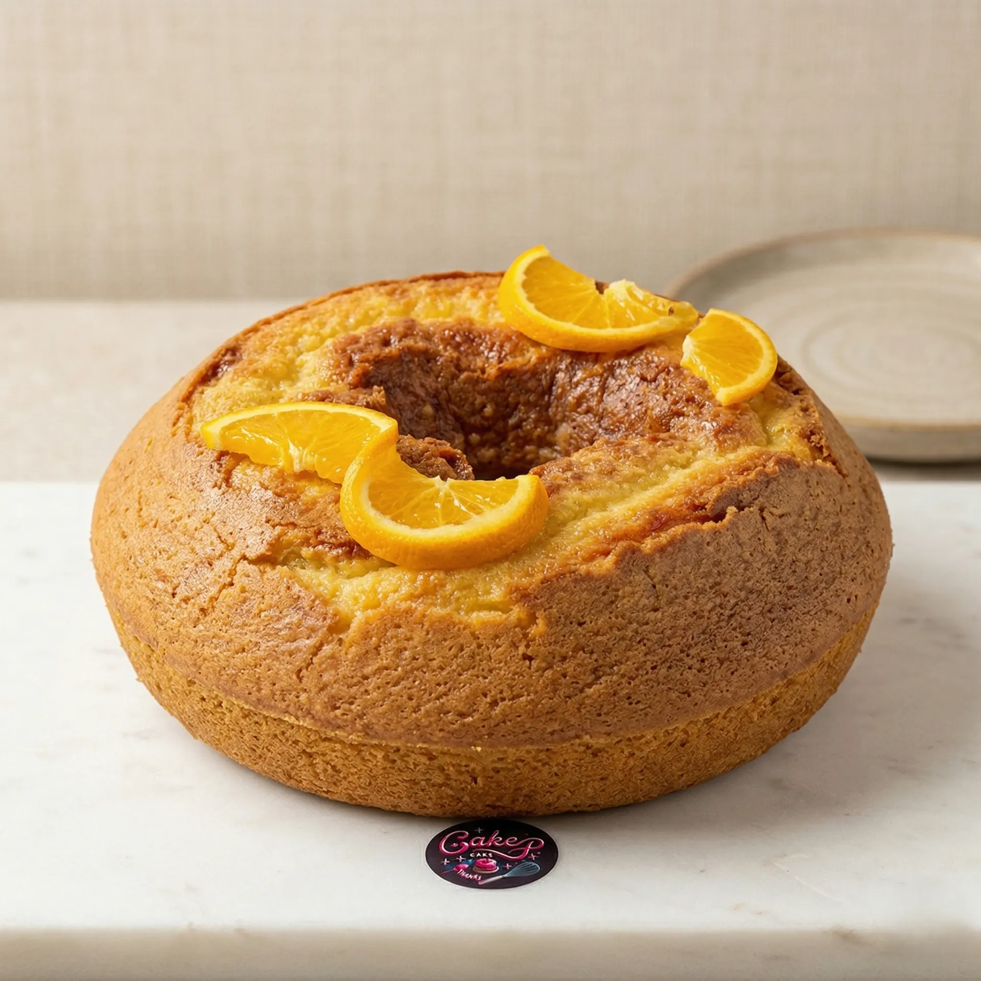 Bolo de laranja caseiro no Luxemburgo