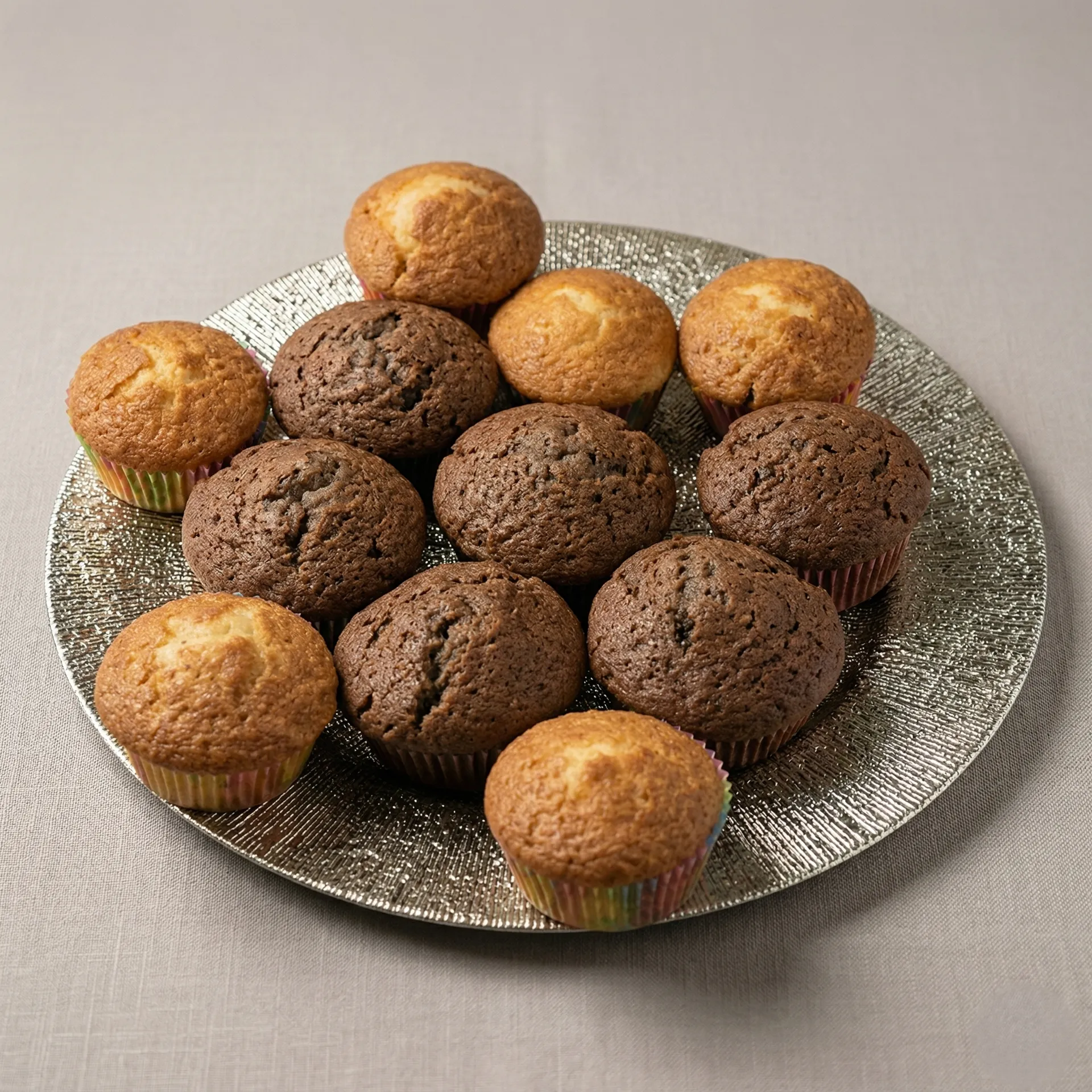Muffins mistos artesanais no Luxemburgo