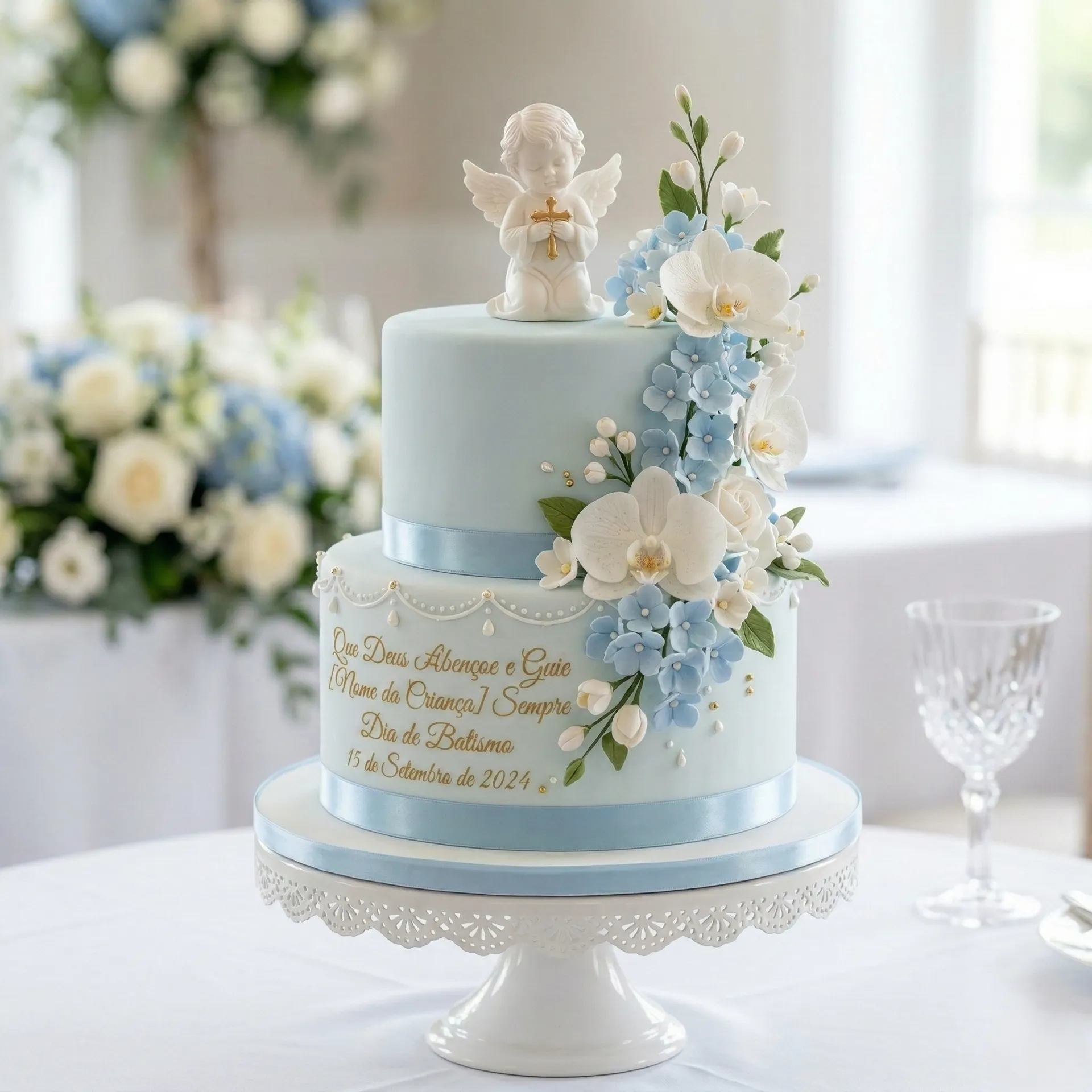 Bolo de Batizado Personalizado Luxemburgo | Gâteau de Baptême sur mesure Luxembourg | Custom Baptism Cake Made in Luxembourg | Jessy Cakes